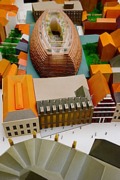 foto: ontwerp nieuwe stadkantoor en bibliotheek